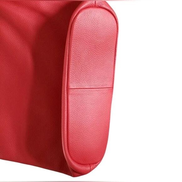 NWT M.I.L.A. Made in Los Angeles Red Leather Purse Crossbody Bag - Picture 3 of 9